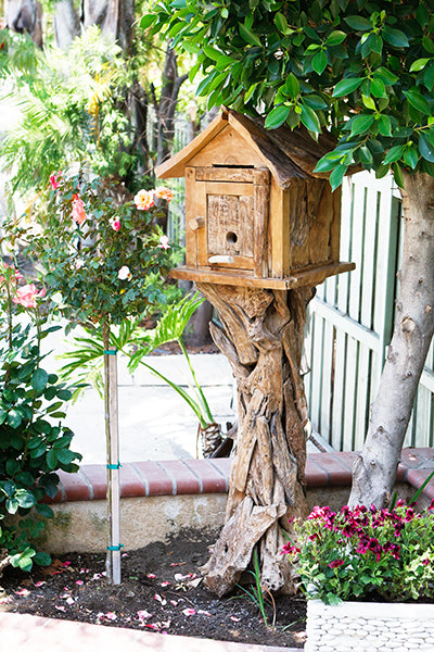 Harini Driftwood Bird House By Garden Age Supply | Sculptures | Modishstore - 1