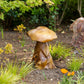 Habini Teak Wild Mushrooms Set of 2 By Garden Age Supply