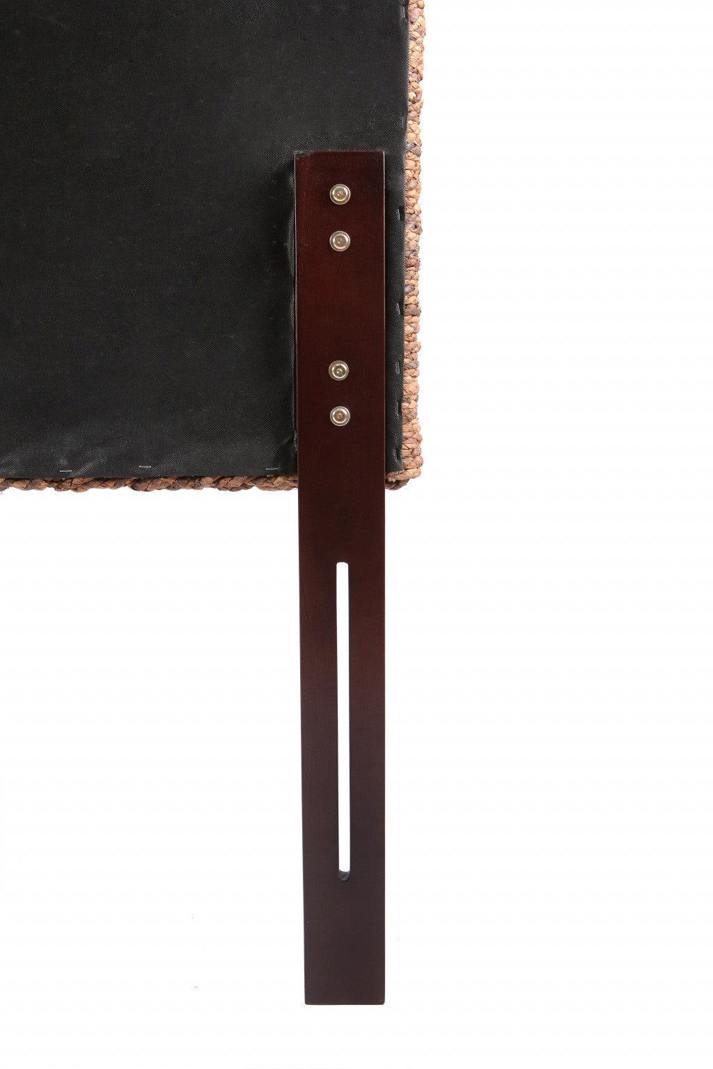 Brown Natural and Rustic Woven Banana Leaf Straight King Size Headboard By Homeroots | Headboards | Modishstore - 3