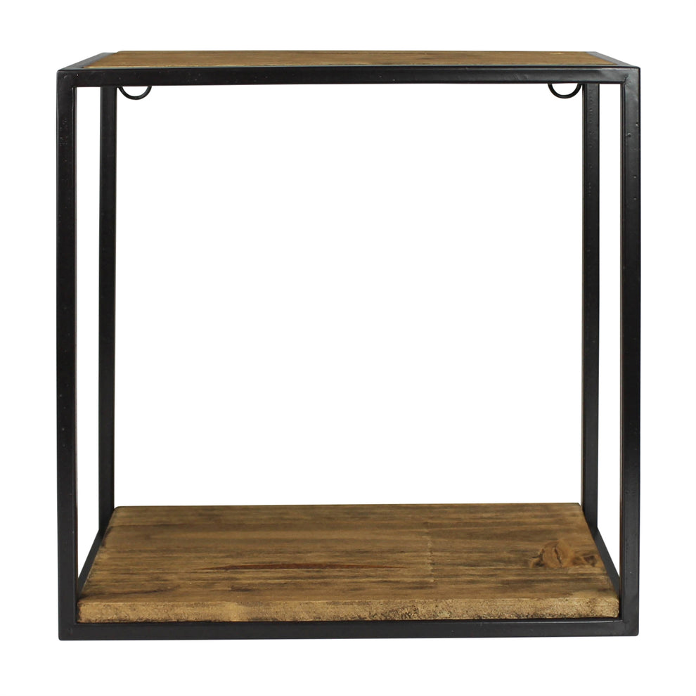 Milo Shelf, Wood & Metal - Sq, Small Set Of 4 By HomArt | Wall Shelf | Modishstore - 3