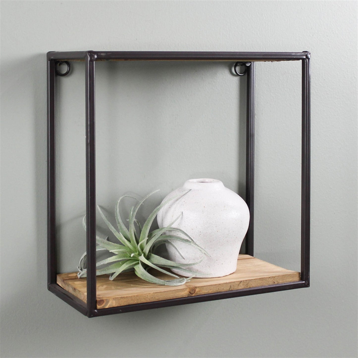 Milo Shelf, Wood & Metal - Sq, Small Set Of 4 By HomArt | Wall Shelf | Modishstore