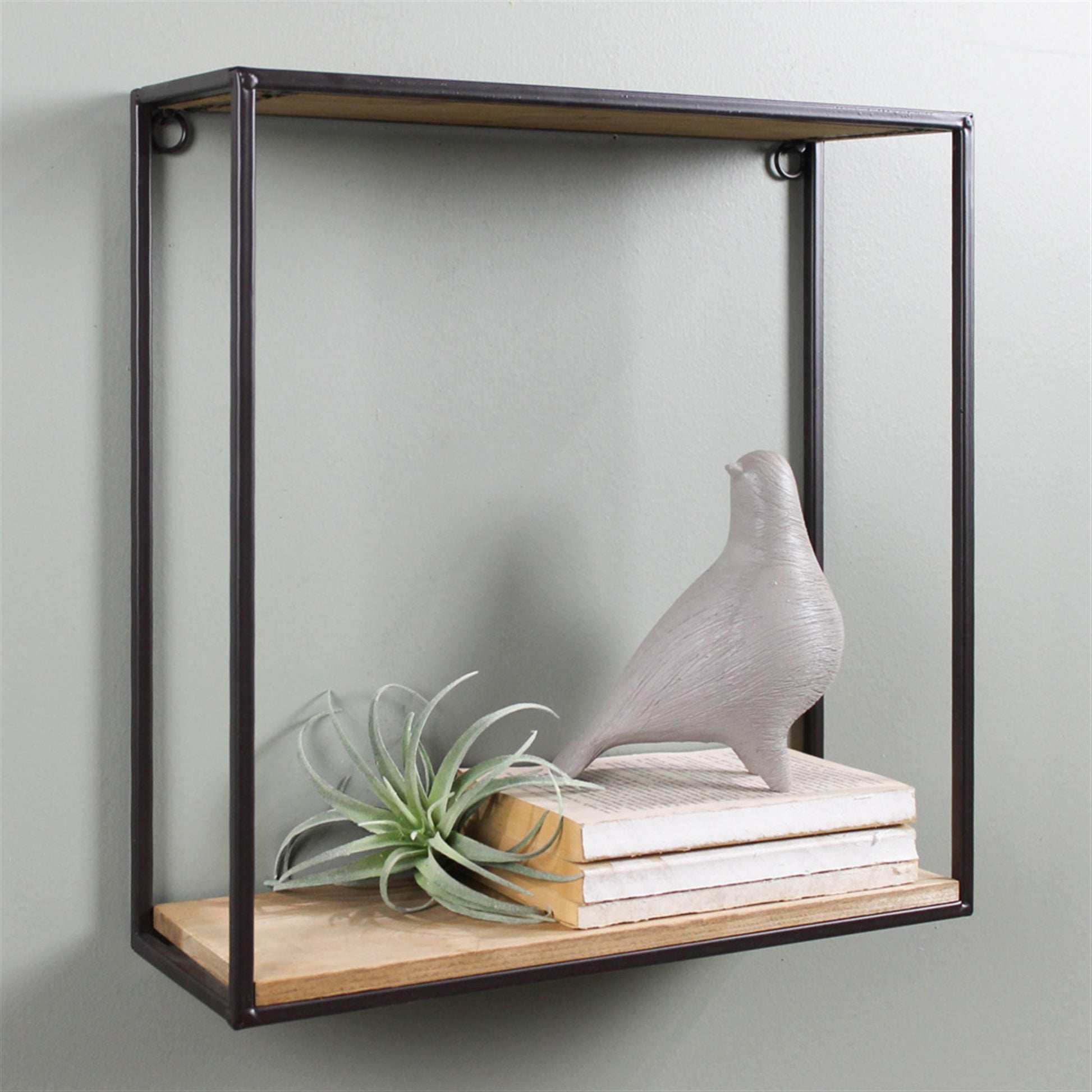 Milo Shelf, Wood & Metal - Sq, Small Set Of 4 By HomArt | Wall Shelf | Modishstore - 6