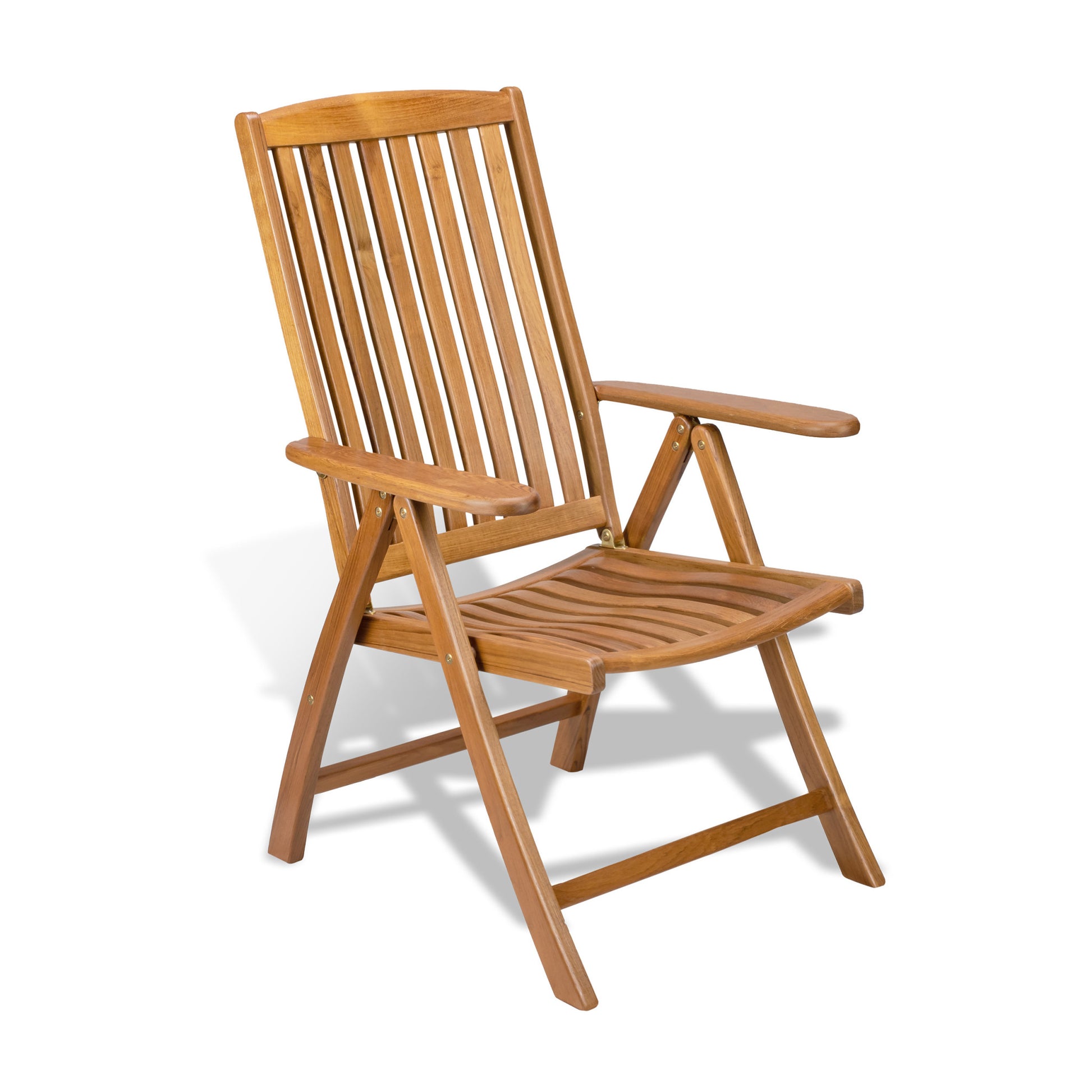 Brown Solid Wood Indoor Outdoor Arm Chair By Homeroots | Outdoor Chairs | Modishstore - 4