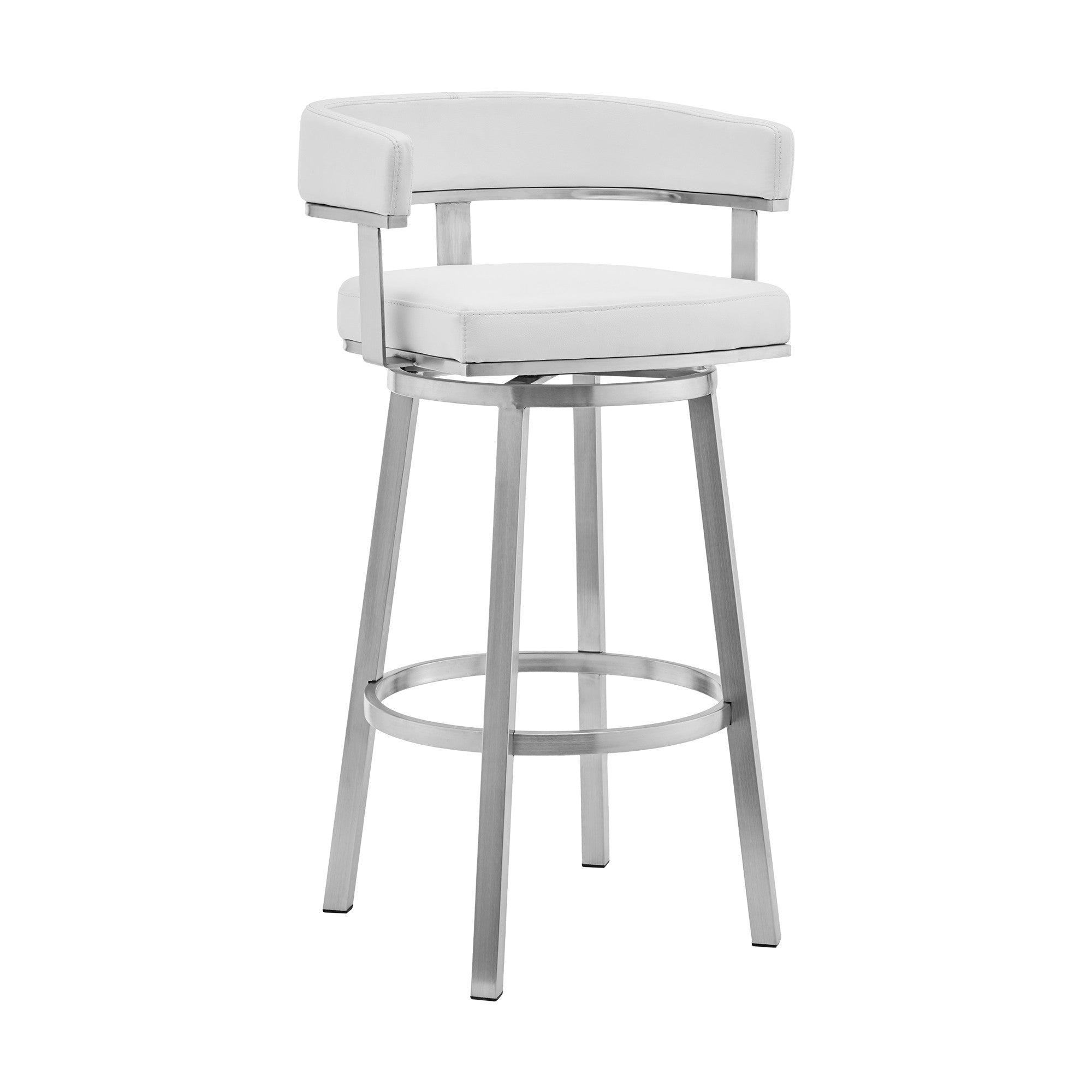 HomeRoots Swivel Bar Chair