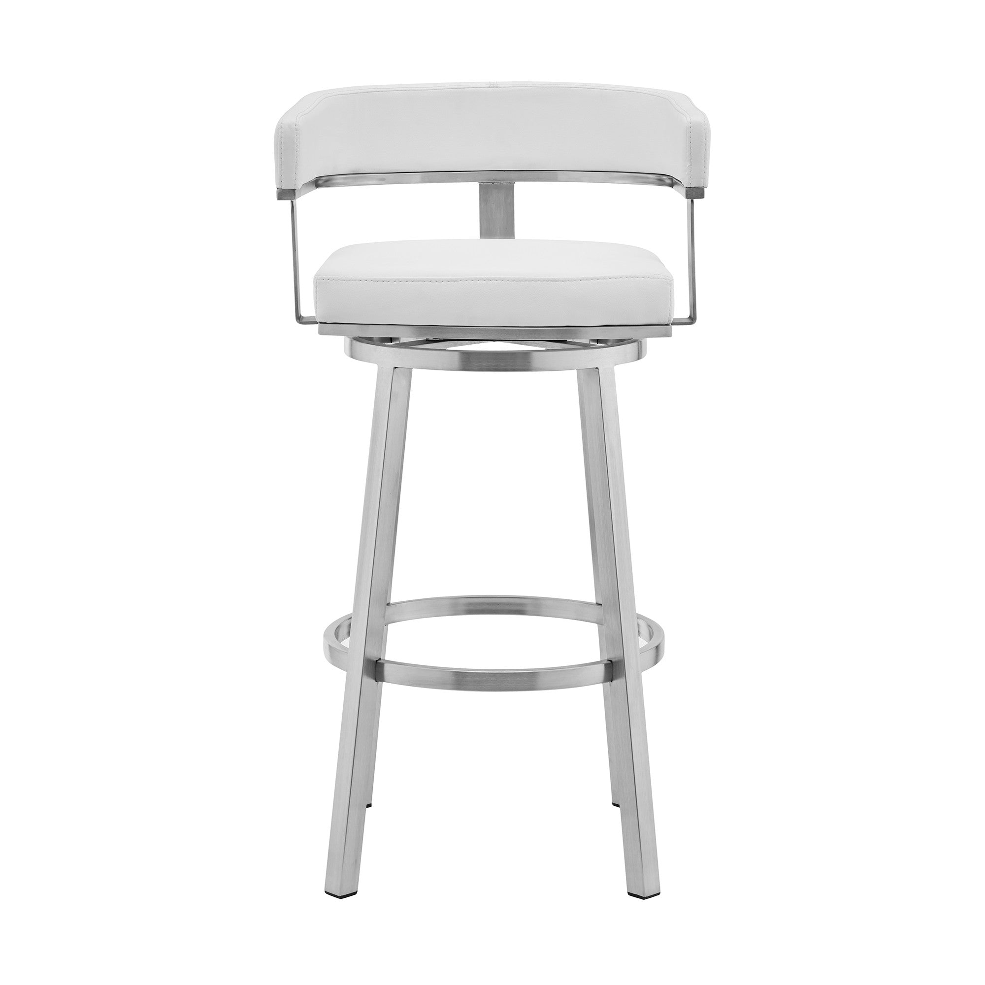 HomeRoots Swivel Bar Chair - Thumbnail 2