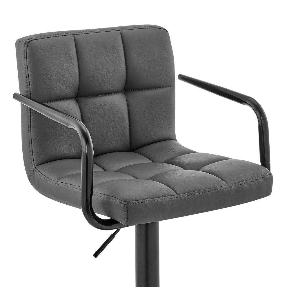Black Tall Triangle Seat Swivel Active Balance Chair By Homeroots | Accent Chairs | Modishstore - 10