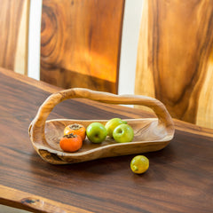 Teak Bowl with Handle 16