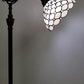 Brown And White Metal Floor Lamp With White Glass Bowl Shade By Homeroots | Floor Lamps | Modishstore - 7
