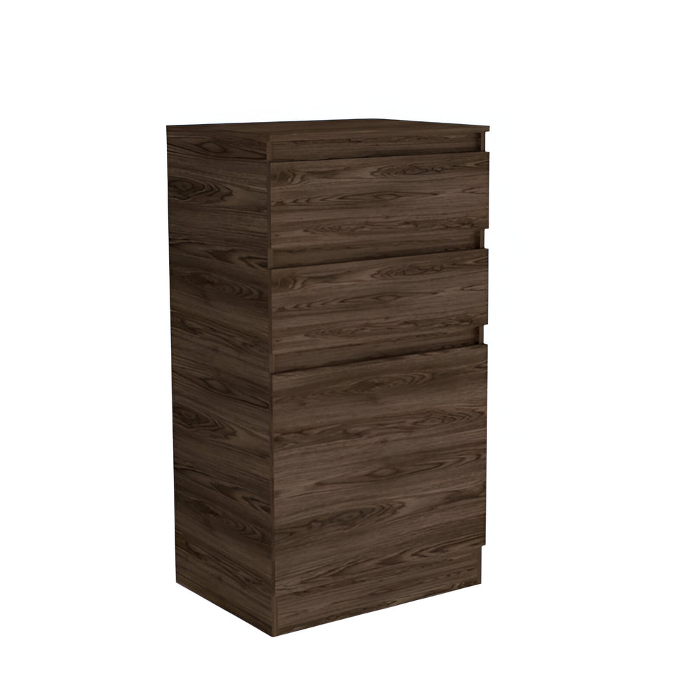 Dark Brown Two Drawer Standard Chest By Homeroots | Dressers | Modishstore - 4