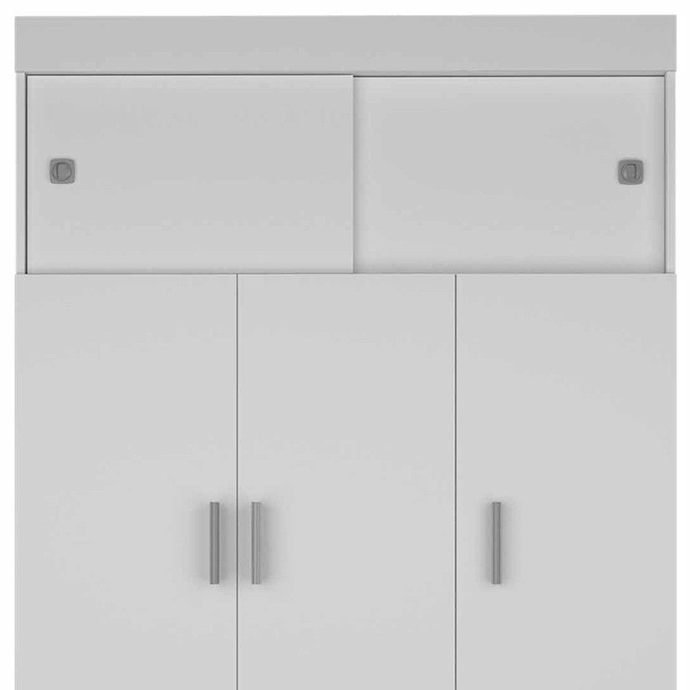 White Two Drawer Combo Dresser By Homeroots | Dressers | Modishstore - 3