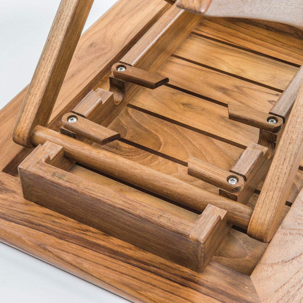 Brown Solid Wood Rectangular End Table By Homeroots | End Tables | Modishstore - 5