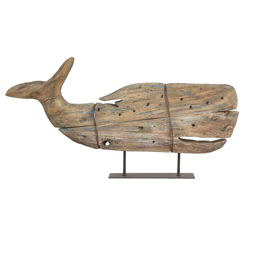 Kelso Sperm Whale, Wood By HomArt | Ornaments | Modishstore