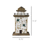 Lighthouse, Wood - White Set Of 4 By HomArt | Ornaments | Modishstore - 2
