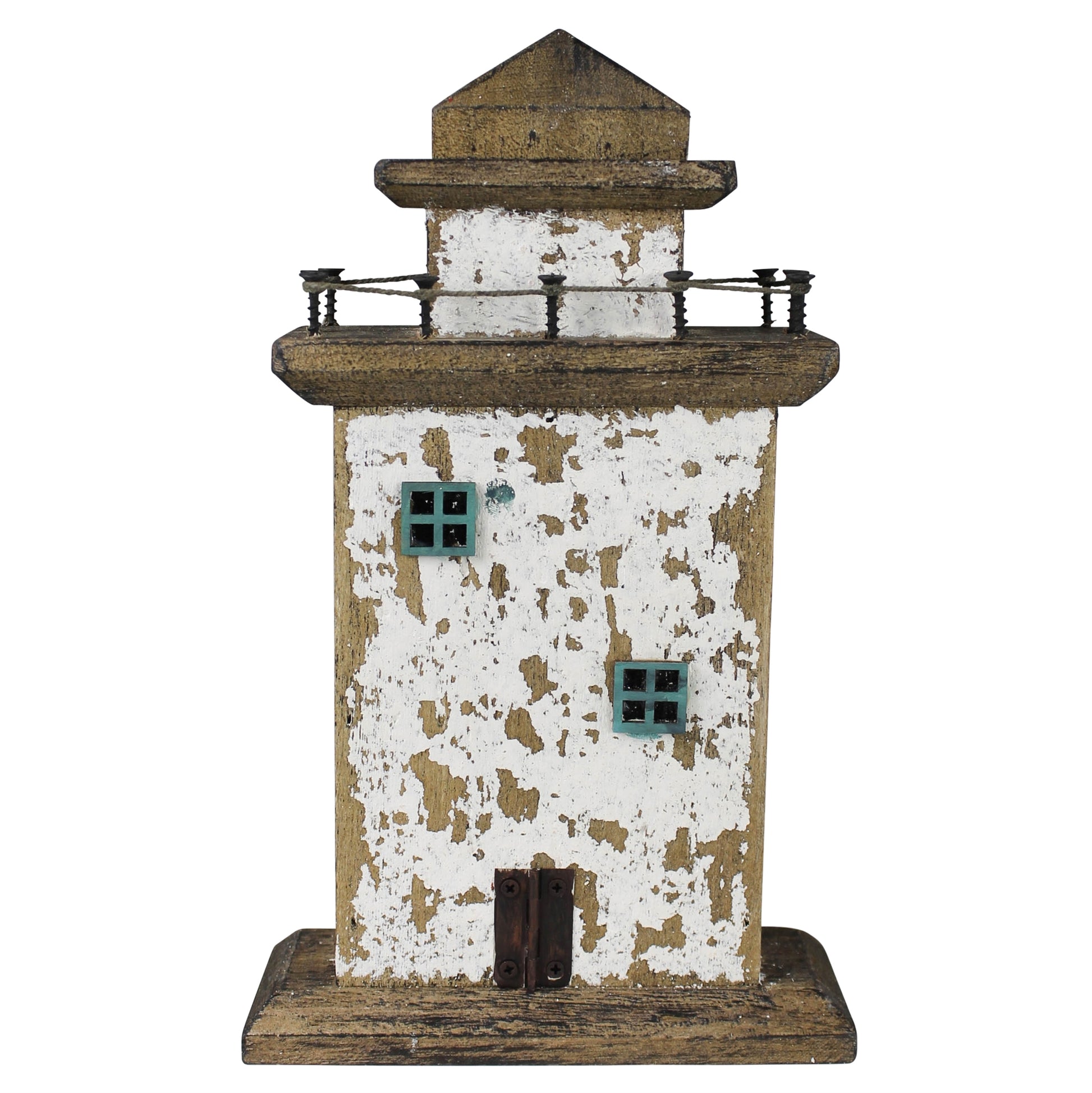 Lighthouse, Wood - White Set Of 4 By HomArt | Ornaments | Modishstore - 3