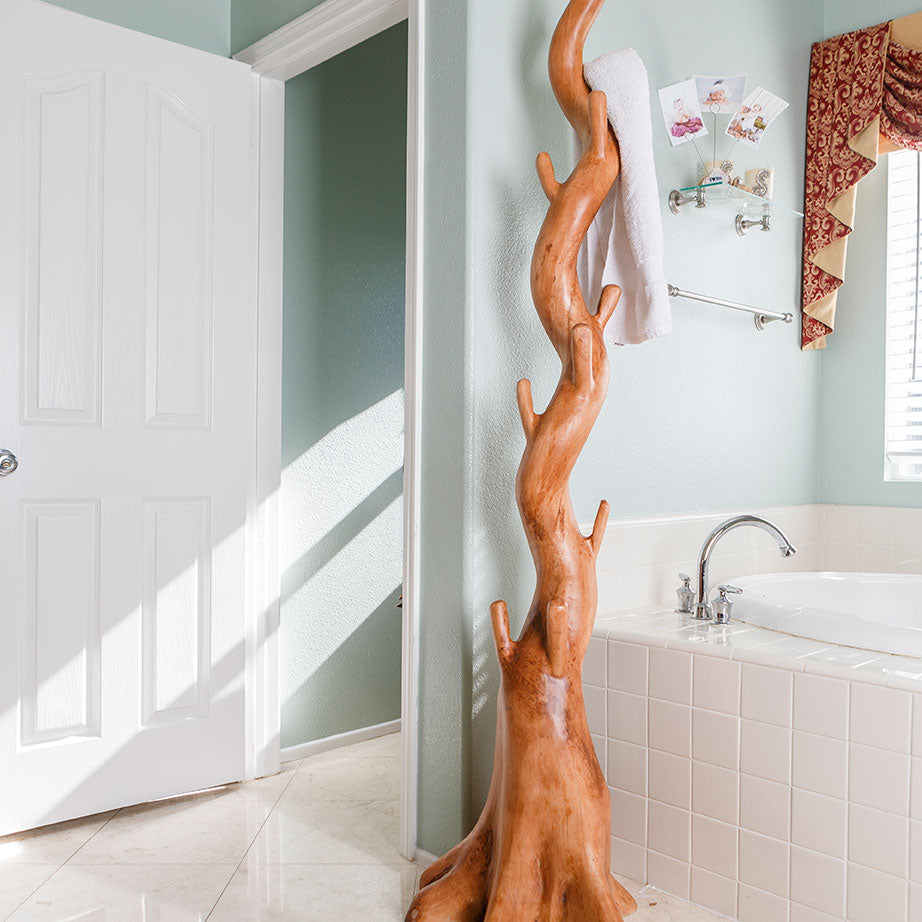 Suarwood Coat Hanger By Garden Age Supply | Sculptures | Modishstore - 1