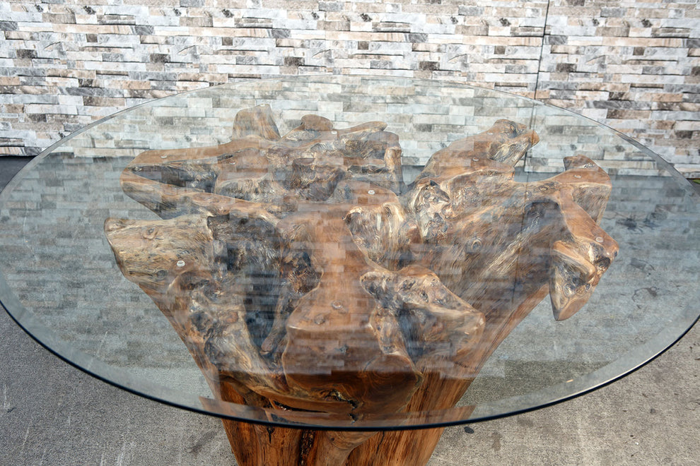 Habini Teak Root Dining Table By Garden Age Supply | Dining Tables | Modishstore - 2