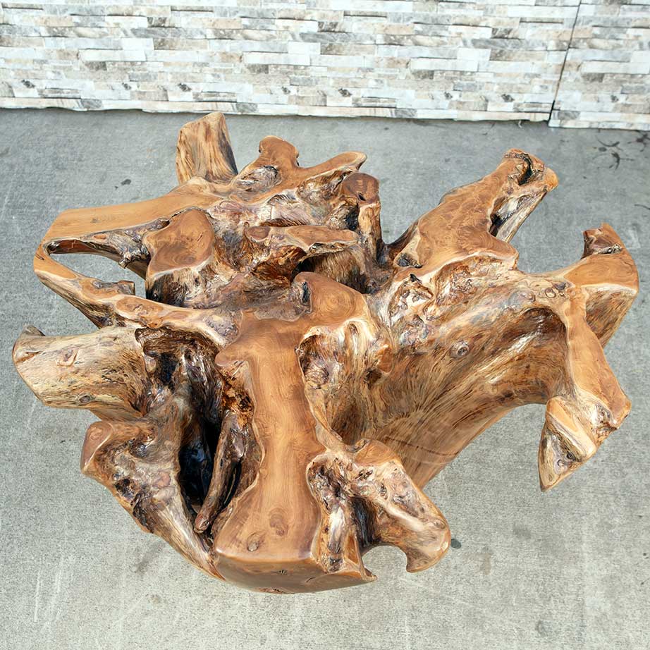 Habini Teak Root Dining Table - No glass top By Garden Age Supply | Dining Tables | Modishstore - 2