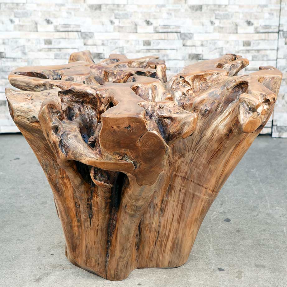 Habini Teak Root Dining Table - No glass top By Garden Age Supply | Dining Tables | Modishstore - 1