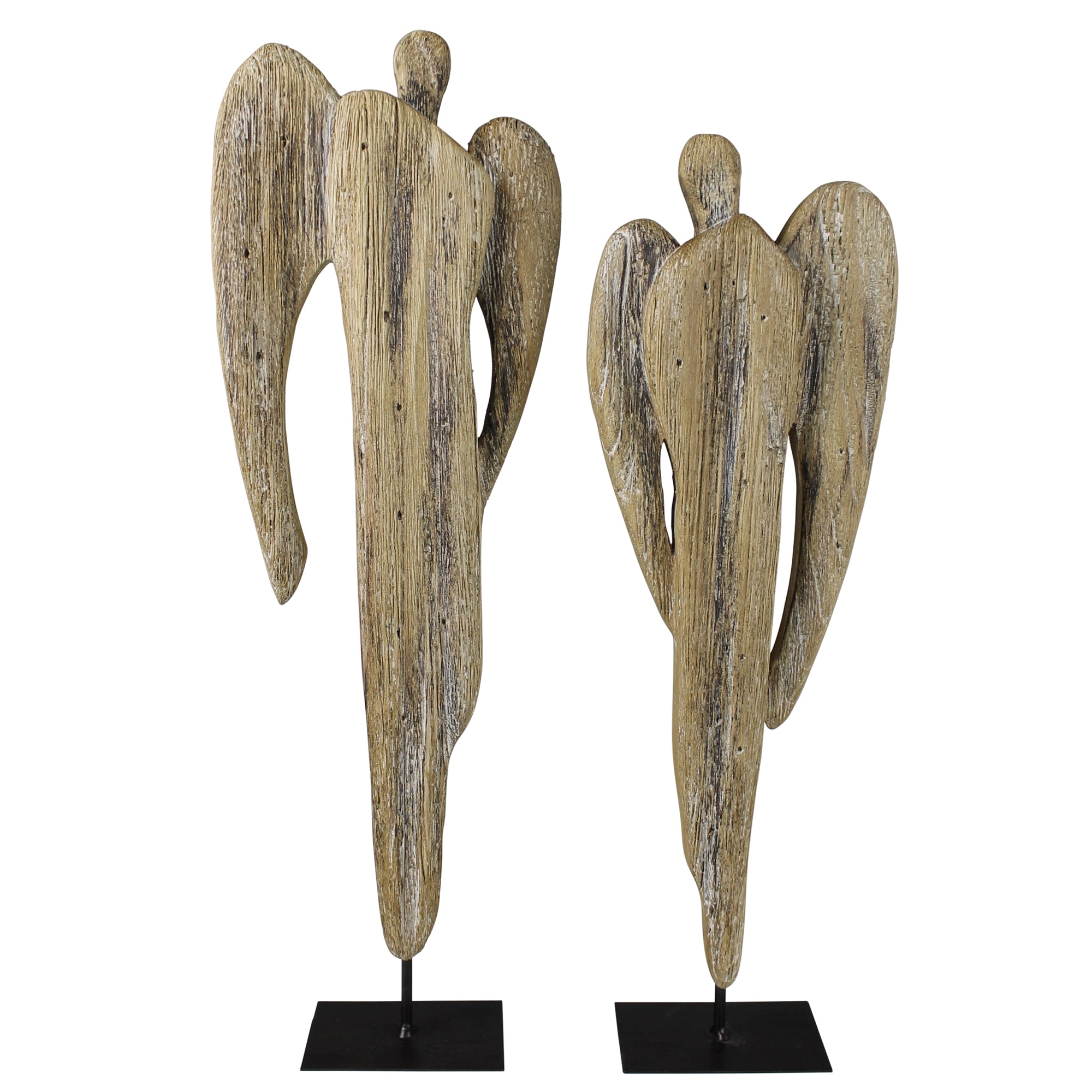 Angels, Wood - Lrg, Set of 2 By HomArt – Modish Store