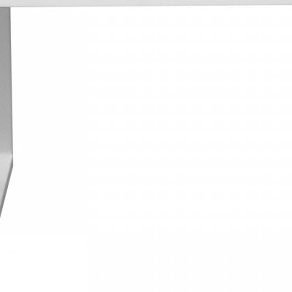 Set of Two White Aluminum Indoor Outdoor Dining Chair By Homeroots | Outdoor Chairs | Modishstore - 7