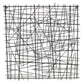 Black Handcrafted Abstract Lines Metal Hanging Dimensional Sculpture By Homeroots | Wall Decor | Modishstore - 7