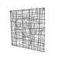 Black Handcrafted Abstract Lines Metal Hanging Dimensional Sculpture By Homeroots | Wall Decor | Modishstore - 2