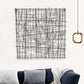 Black Handcrafted Abstract Lines Metal Hanging Dimensional Sculpture By Homeroots | Wall Decor | Modishstore - 8