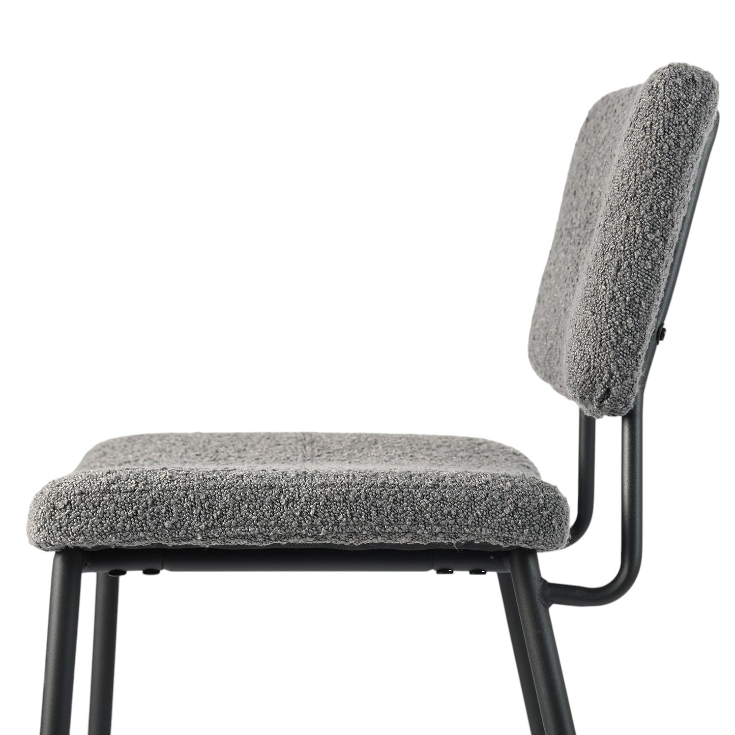 Set of Two Green and Black Manufactured Wood and Steel Low Back Bar Height Bar Chairs By Homeroots | Bar Stools | Modishstore - 5