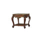 Oak Solid Wood Square End Table With Shelf By Homeroots | End Tables | Modishstore - 4