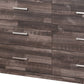 Dark Brown Solid and Manufactured Wood Six Drawer Double Dresser By Homeroots | Dressers | Modishstore - 4