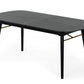 Black Rectangular Manufactured Wood Butterfly Leaf Dining Table By Homeroots | Dining Tables | Modishstore - 3