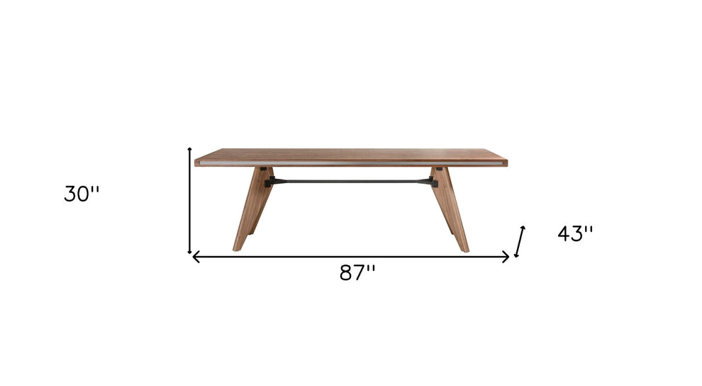 Brown Dining Table By Homeroots | Dining Tables | Modishstore - 5