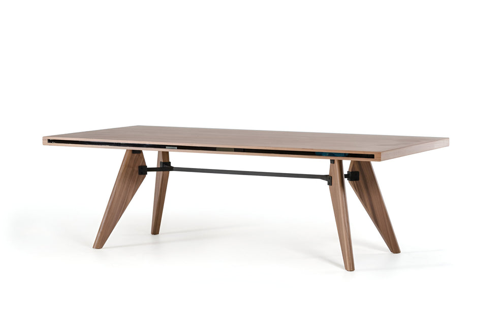 Brown Dining Table By Homeroots | Dining Tables | Modishstore - 2