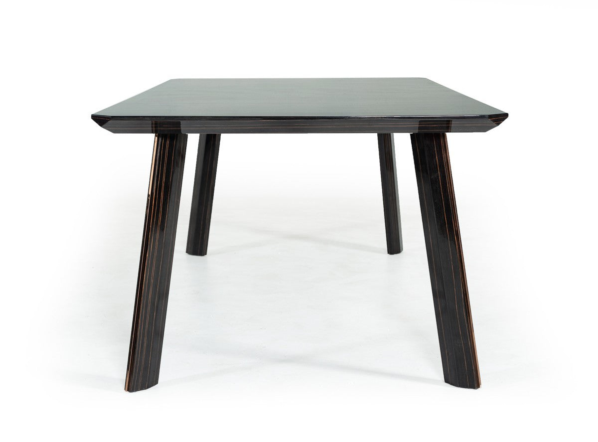 Ebony Dining Table By Homeroots | Dining Tables | Modishstore - 4