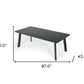 Ebony Dining Table By Homeroots | Dining Tables | Modishstore - 6