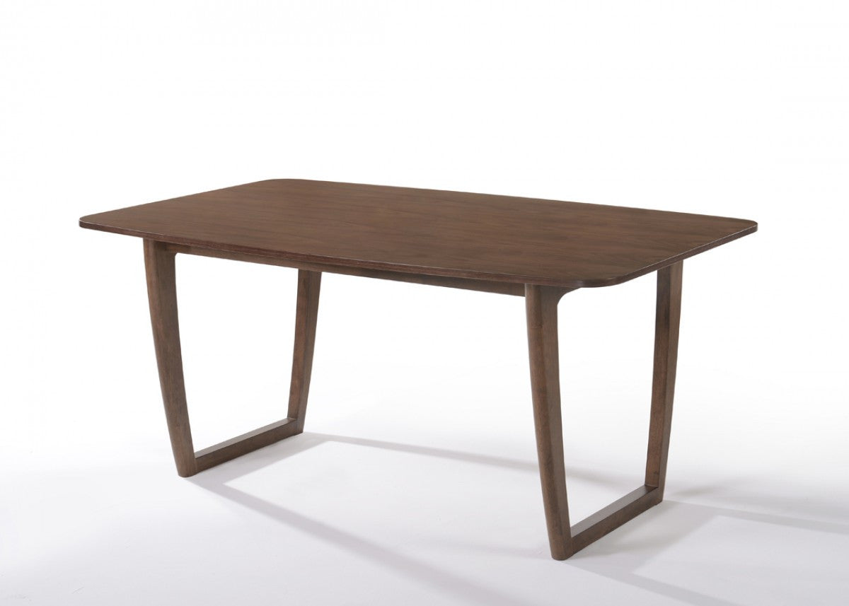 Walnut Rectangular Dining Table By Homeroots | Dining Tables | Modishstore - 1