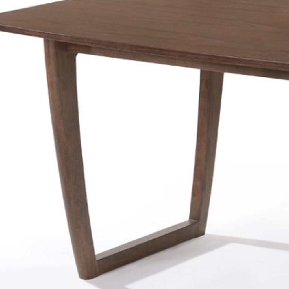 Walnut Rectangular Dining Table By Homeroots | Dining Tables | Modishstore - 3