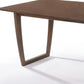 Walnut Rectangular Dining Table By Homeroots | Dining Tables | Modishstore - 4