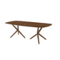 Brown Solid Manufactured Wood Dining Table By Homeroots | Dining Tables | Modishstore - 2