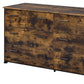 Brown and Black Six Drawer Double Dresser By Homeroots | Dressers | Modishstore - 5