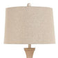 Brown Polyresin Novelty Floor Lamp With Beige Linen Shade By Homeroots | Floor Lamps | Modishstore - 5