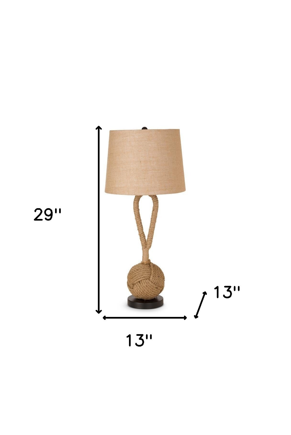 Set of Two Black Ceramic Novelty Table Lamps With Brown Empire Shade By Homeroots | Table Lamps | Modishstore - 6