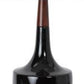 Black Ceramic Genie Table Lamp With White Shade By Homeroots | Table Lamps | Modishstore - 4