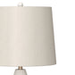 Set of Two Natural White and Blue Novelty Table Lamp Coastal With Off White Empire Shade By Homeroots | Table Lamps | Modishstore - 3