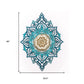 Turquoise And Gold Solid Wood Geometric Shapes Wall Decor By Homeroots | Wall Decor | Modishstore - 6