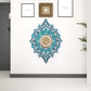 Turquoise And Gold Solid Wood Geometric Shapes Wall Decor By Homeroots | Wall Decor | Modishstore - 2