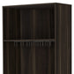 Dark Brown Corner Bar Cabinet With Multiple Shelves By Homeroots | Cabinets | Modishstore - 5