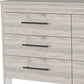 Light Gray Six Drawer Double Dresser By Homeroots | Dressers | Modishstore - 4