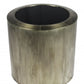 Silver And Black Glass And Metal Round End Table By Homeroots | End Tables | Modishstore - 1