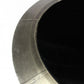 Silver And Black Glass And Metal Round End Table By Homeroots | End Tables | Modishstore - 3